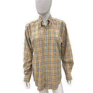Burberry Women’s Nova Check Button-Down Size Small